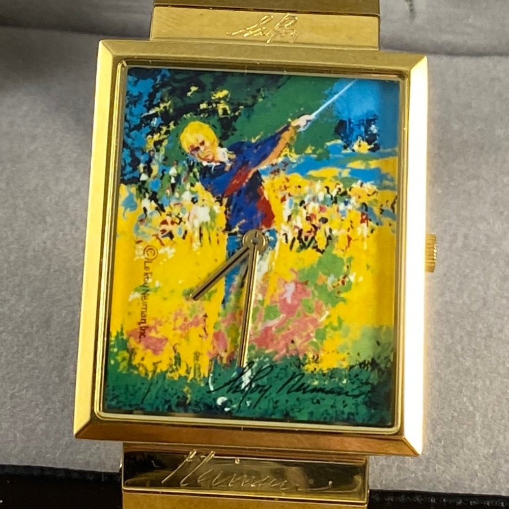 Vintage LeRoy Nieman Art in Sports Golf Tee Shot